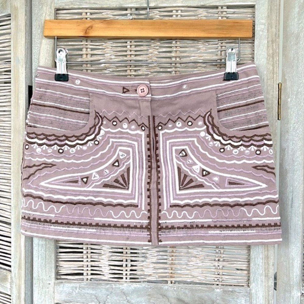 LaRok Aztec mini skirt size 4